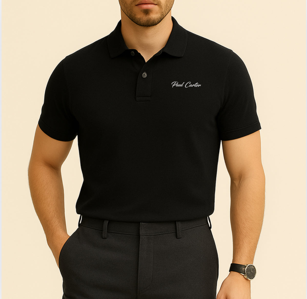 The Signature Polo Black