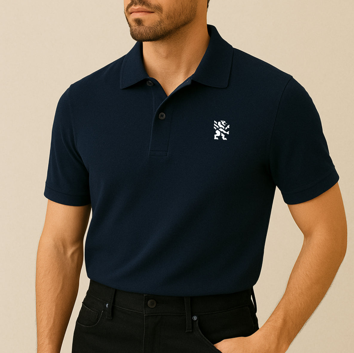The Lionheart Polo Navy