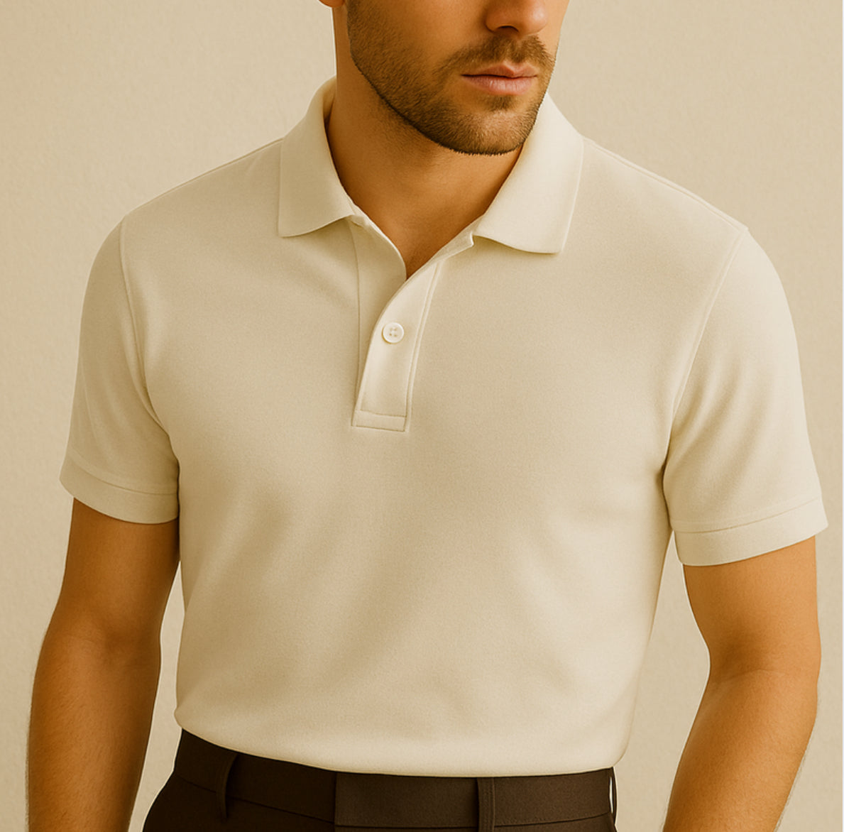 The Basic Polo White