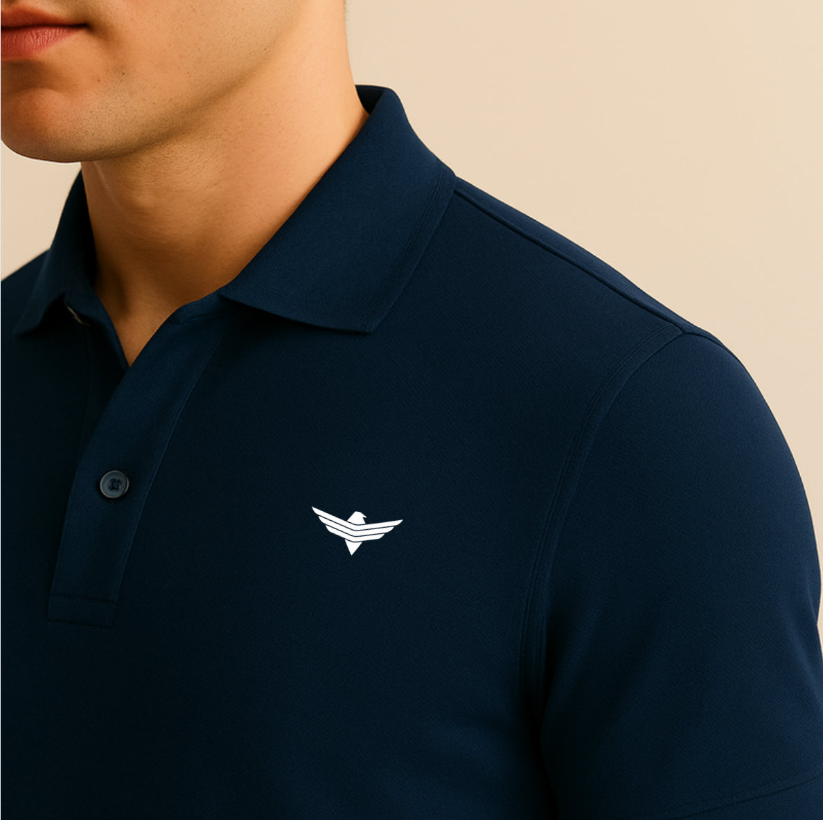 The Original V2 Polo Navy