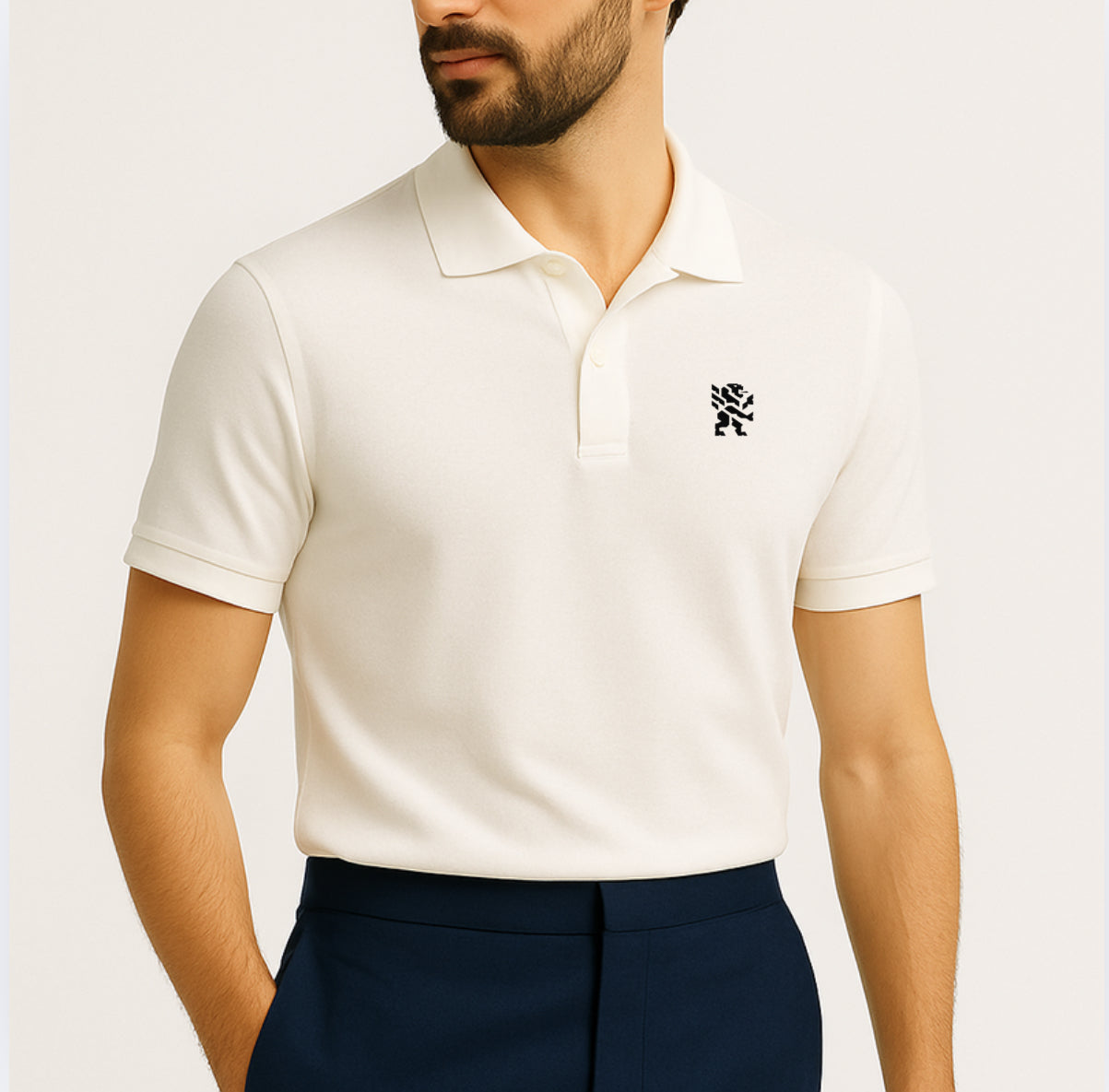 The Lionheart Polo White
