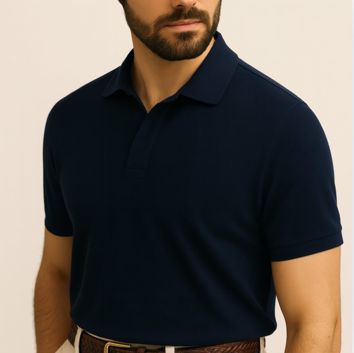 The Basic Polo Navy