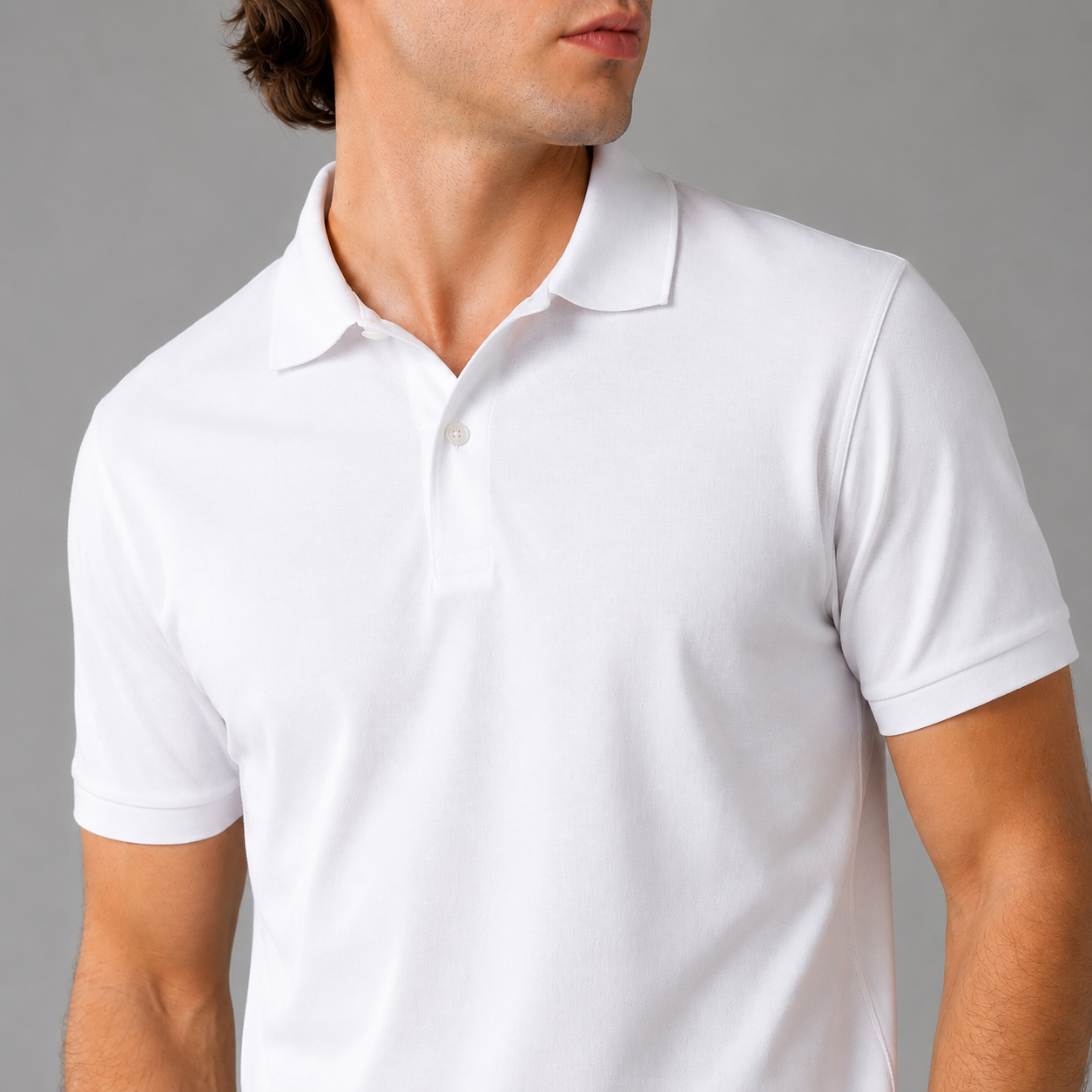 The Basic Polo White
