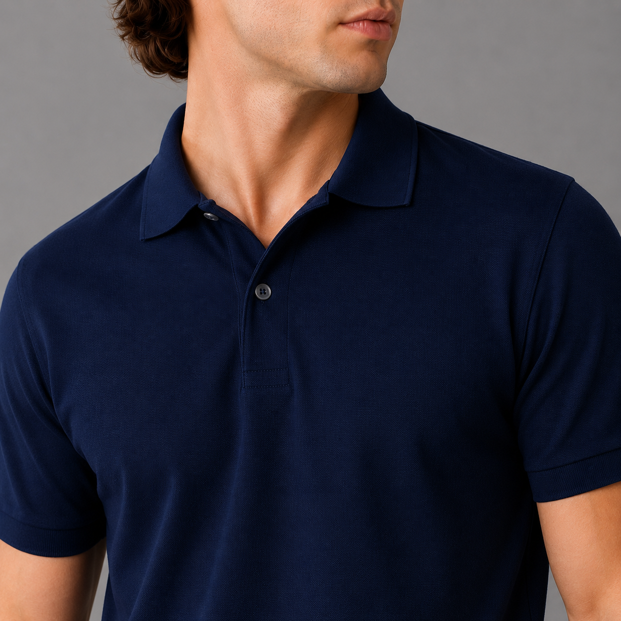 The Basic Polo Navy
