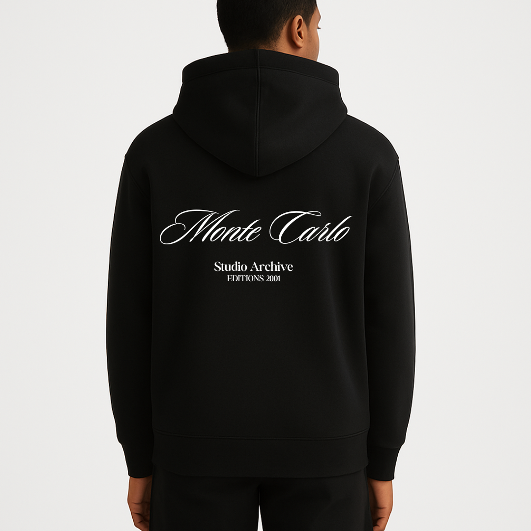 The Monte Carlo Hoodie Black