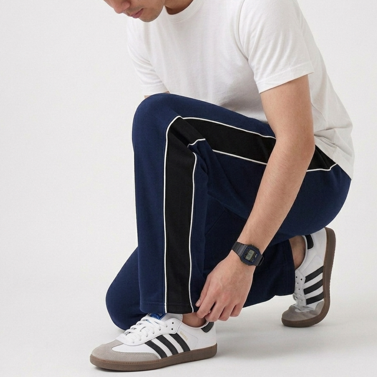 Micro Track Trousers Navy