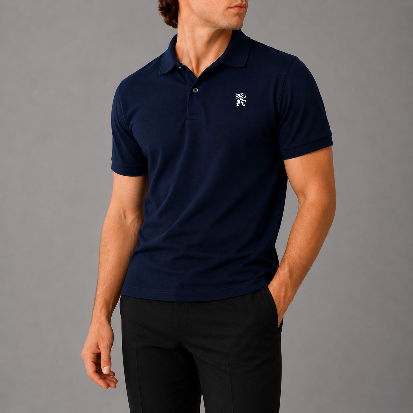 The Lionheart Polo Navy
