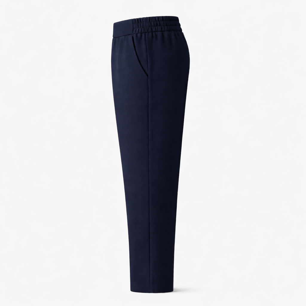 Hybrid Waist Smart Micro Trousers Navy