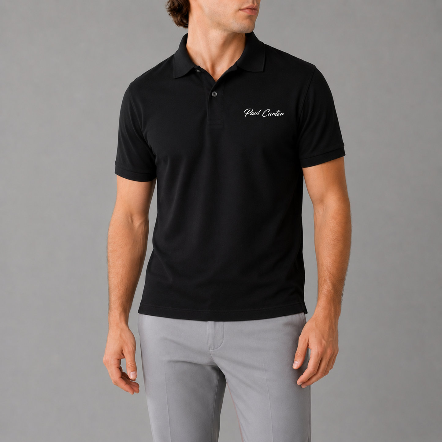 The Signature Polo Black
