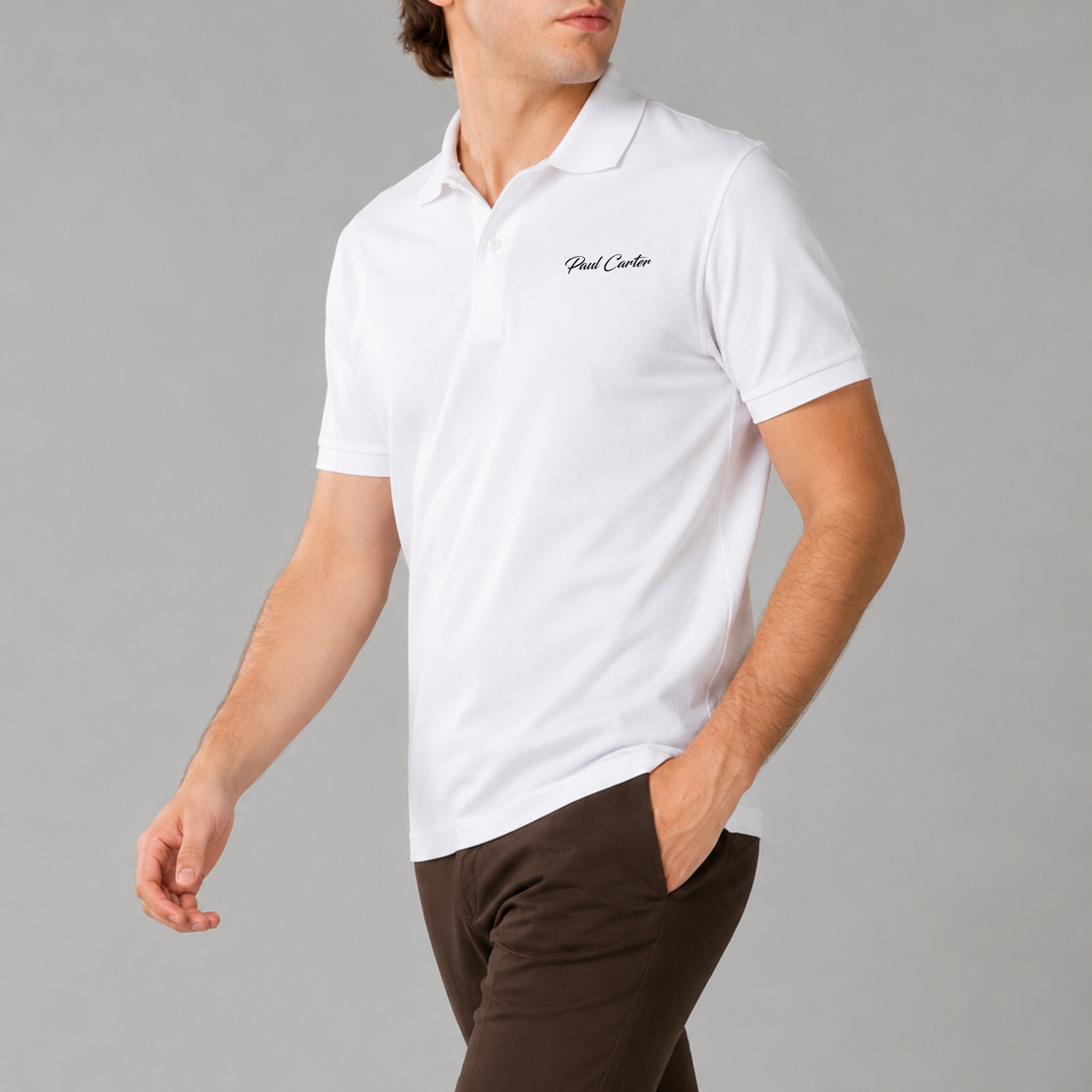 The Signature Polo White