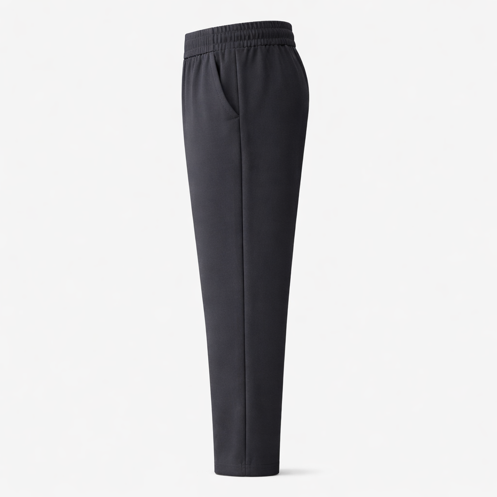 Hybrid Waist Smart Micro Trousers Grey
