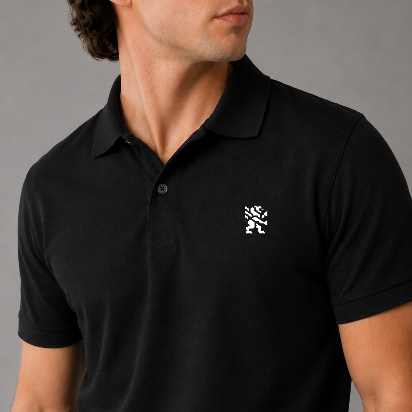 The Lionheart Polo Black
