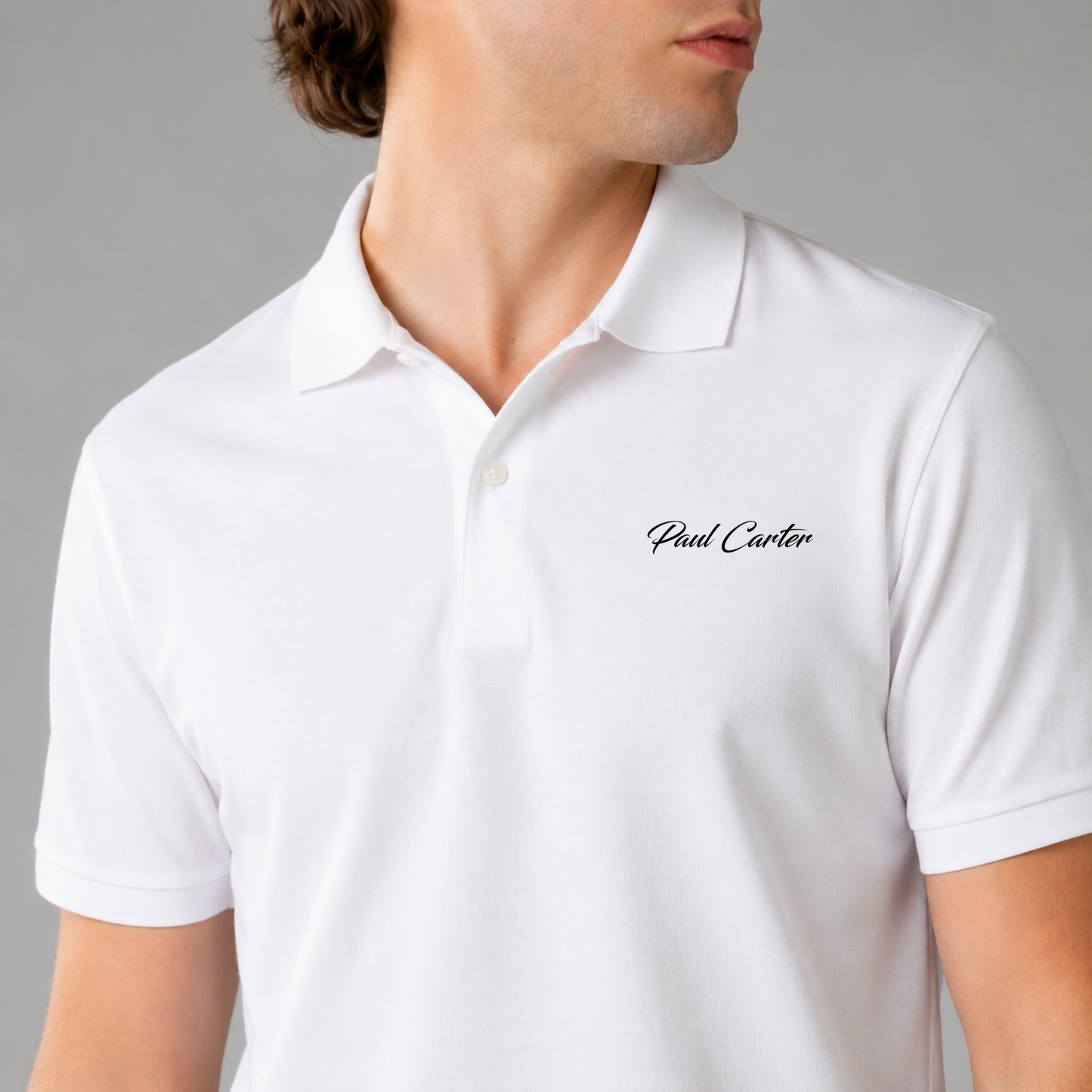 The Signature Polo White