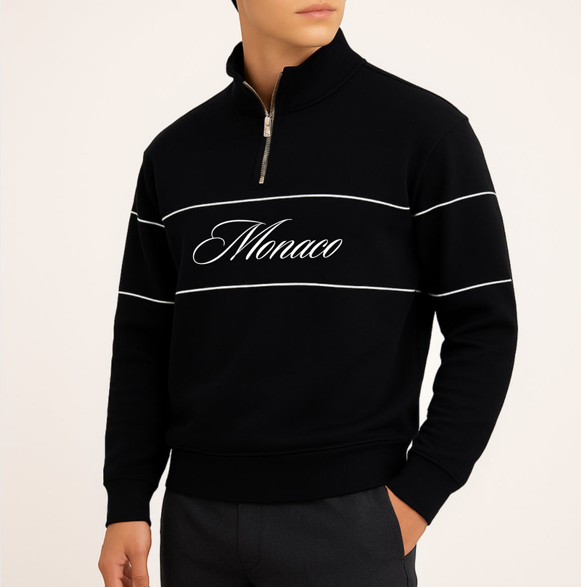 The Monaco Sweatshirt Black