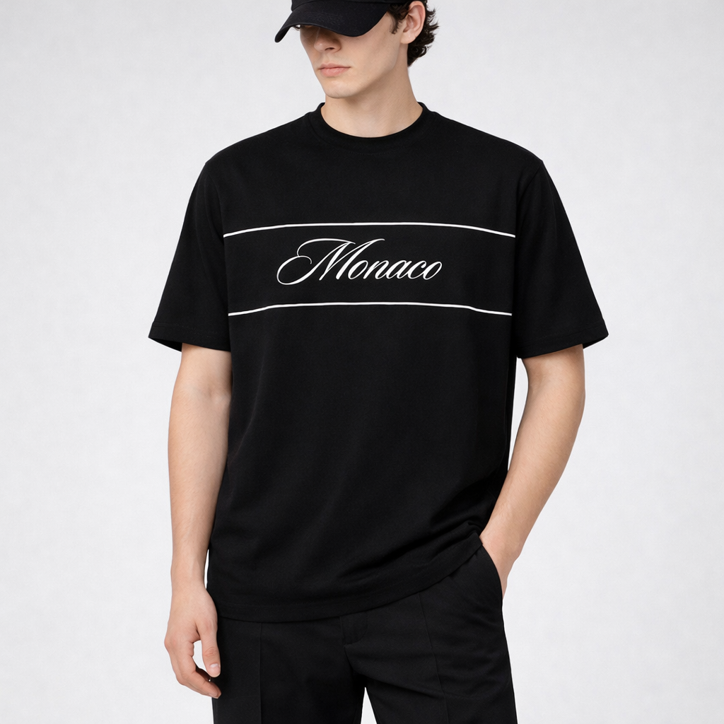 The Monaco T-Shirt Black