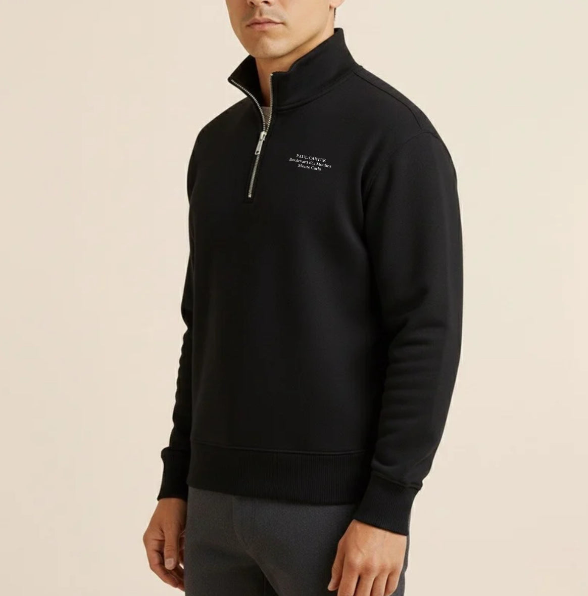 The Monte Carlo Sweatshirt Black