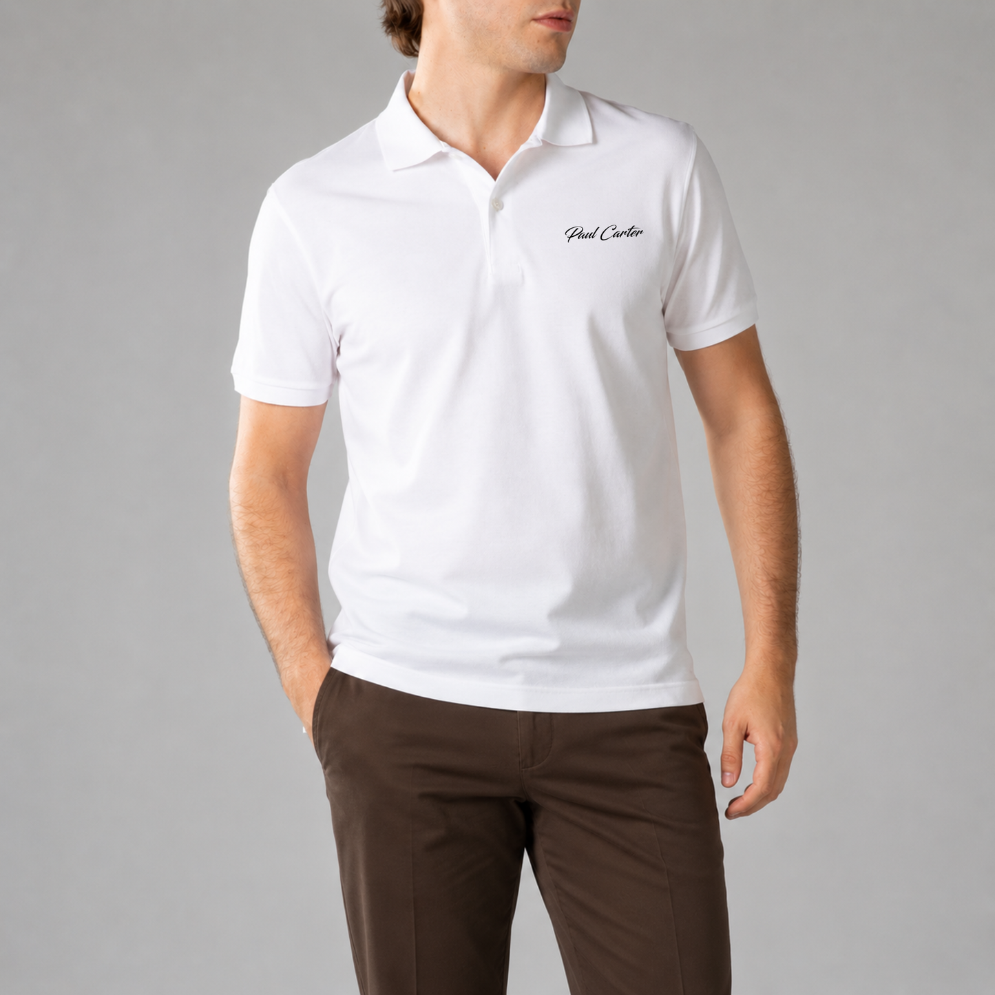 The Signature Polo White