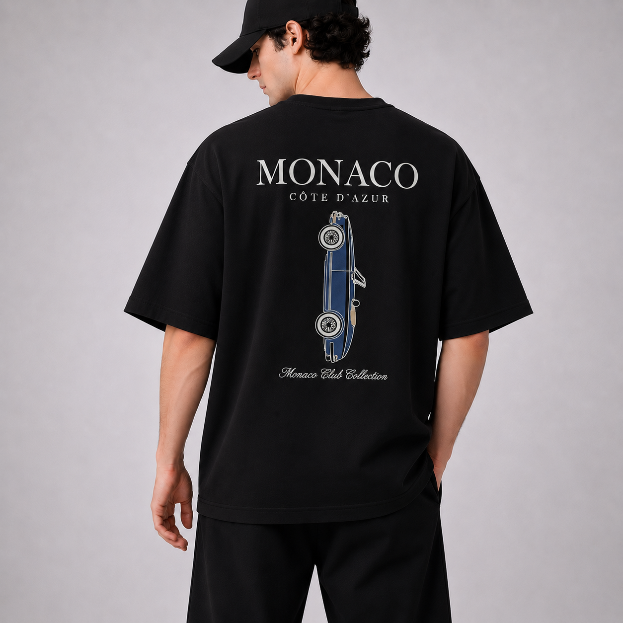 Monaco Racing T-Shirt Black