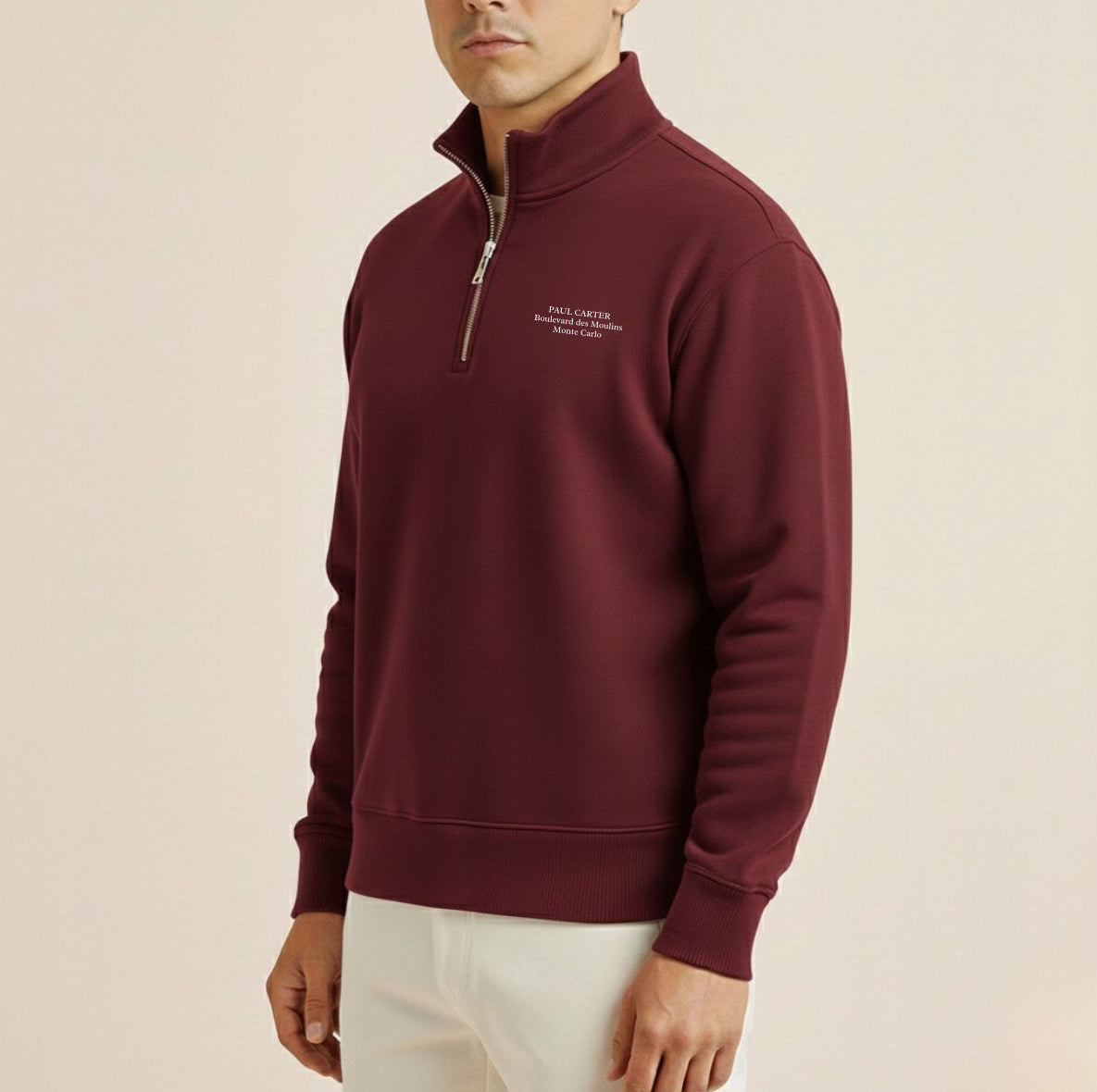 The Monte Carlo Sweatshirt Maroon