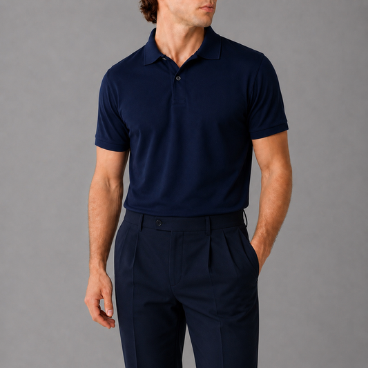 The Basic Polo Navy