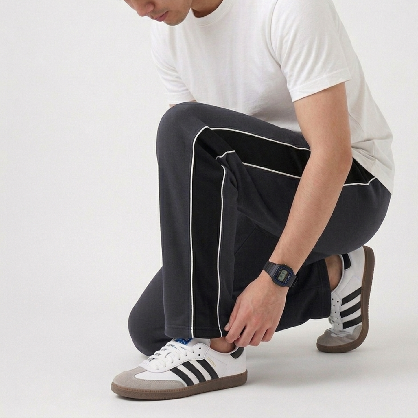 Micro Track Trousers Grey