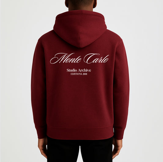 The Monte Carlo Hoodie Maroon