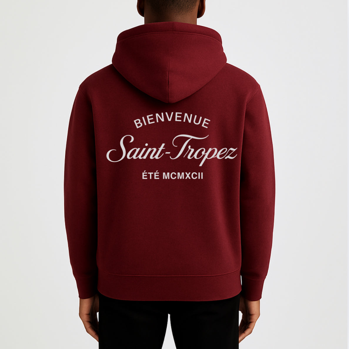 The St Tropez Hoodie Maroon