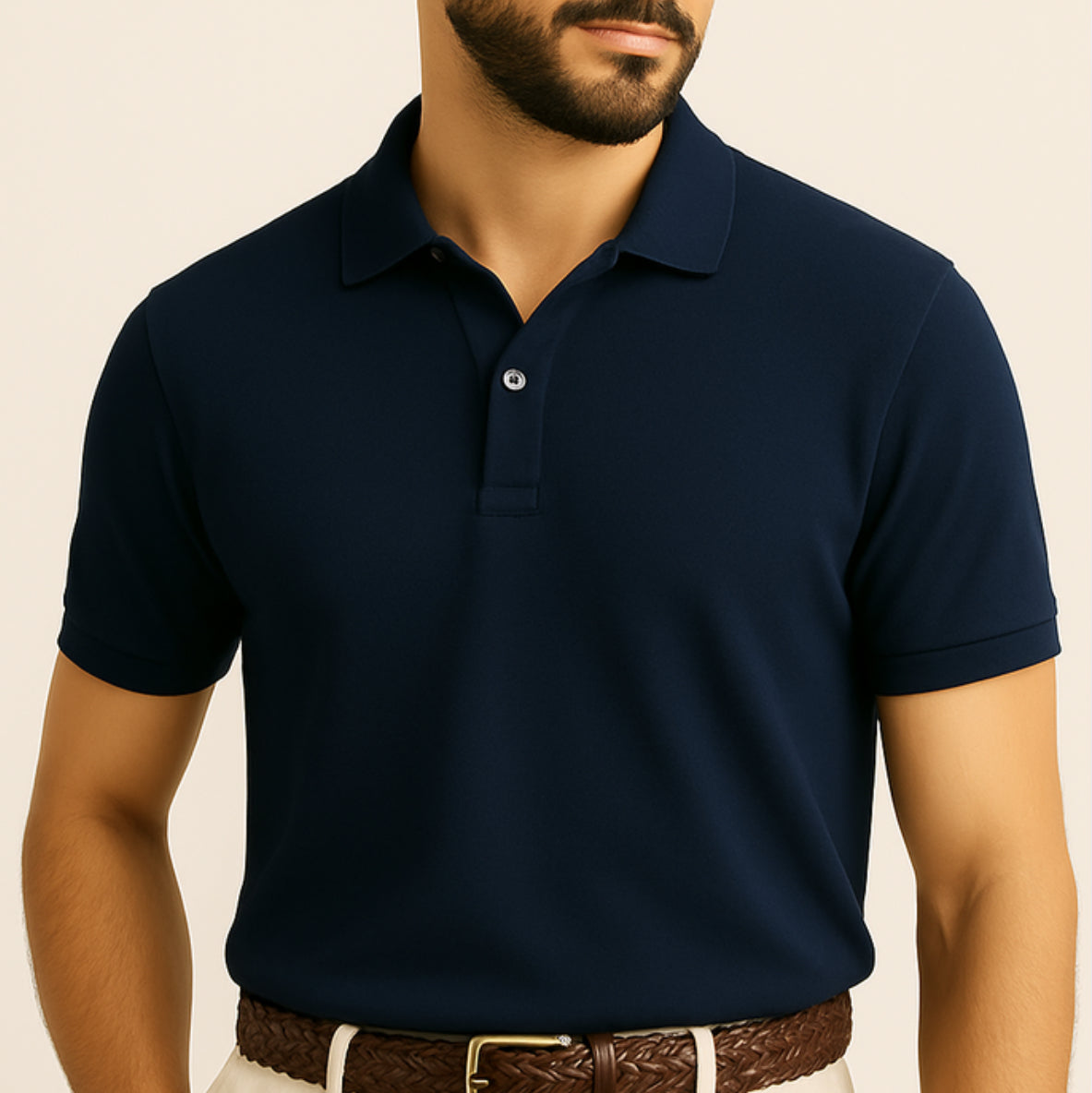 The Basic Polo Navy