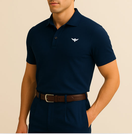 The Original V2 Polo Navy