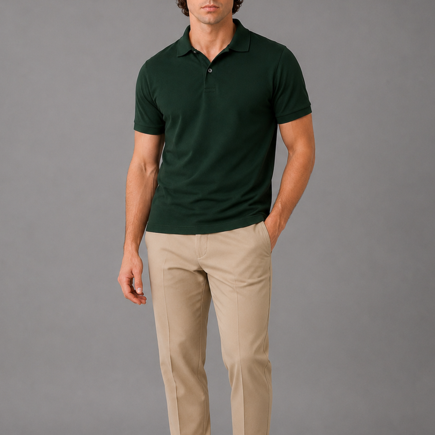 The Basic Polo Green