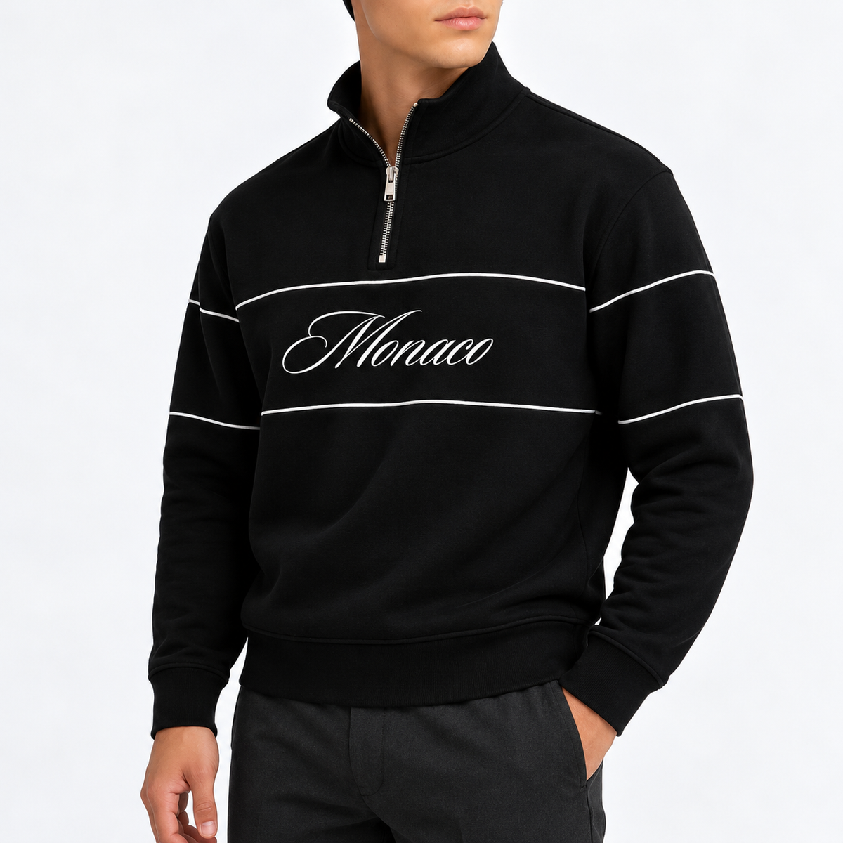 The Monaco Sweatshirt Black