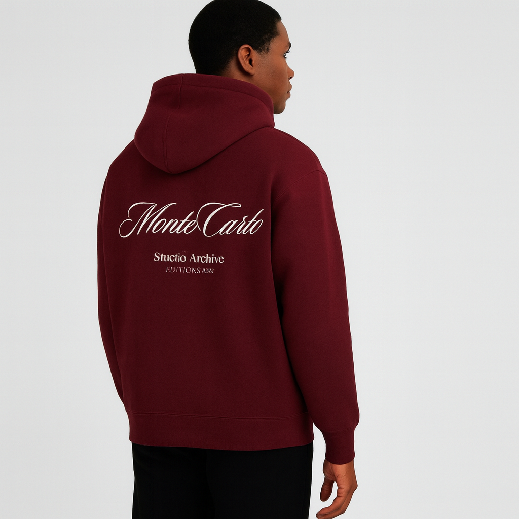 The Monte Carlo Hoodie Maroon